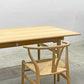 カールハンセン&サン Carl Hansen&Son CH327 ダイニングテーブル オーク材 ホワイトオイルフィニッシュ W190cm ハンス J. ウェグナー 現状品 〓