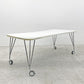 カルテル Kartell マックステーブル MAX TABLE ホワイト ミーティングテーブル キャスター付 フェルーチョ・ラヴィアーニ Ferruccio Laviani イタリア〓