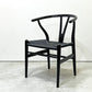 カールハンセン＆サン Carl Hansen & Son CH24 Yチェア 日本仕様サイズ ブラックラッカー×ブラックペーパーコード ハンス・J・ウェグナー ビーチ材 B ●