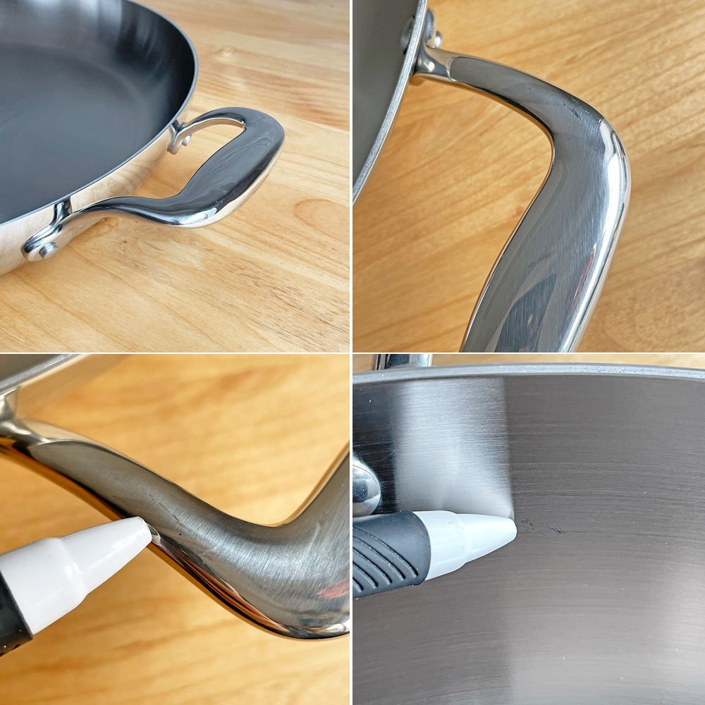 タッパーウェア Tupperware シェフシリーズ Chef Series パエリアパン Paella pan φ36cm ガラス蓋付 ステンレス 日本未発売品 ♪