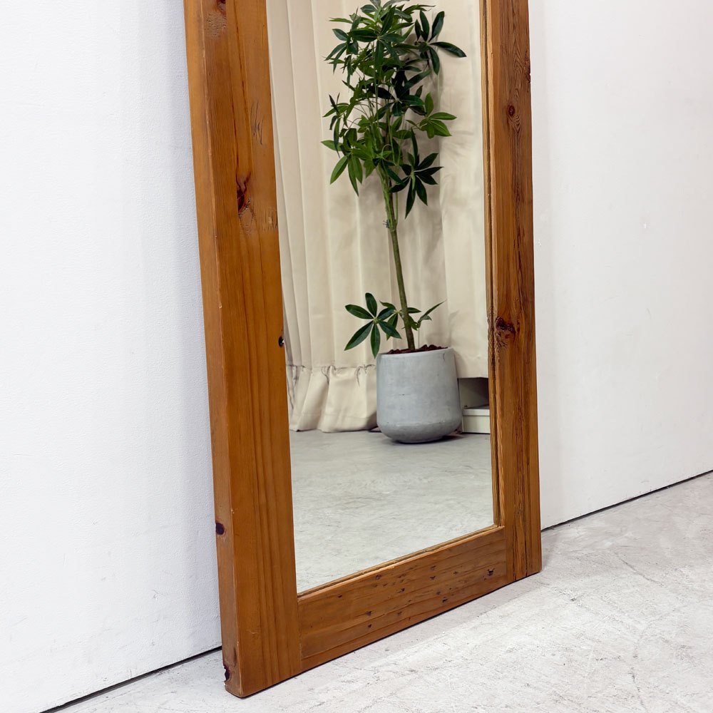 クラッシュゲート CRASH GATE ノットアンティークス Knot antiques オクトミラー 全身鏡 姿見 古材 ビンテージスタイル  H160cm 関家具 ●