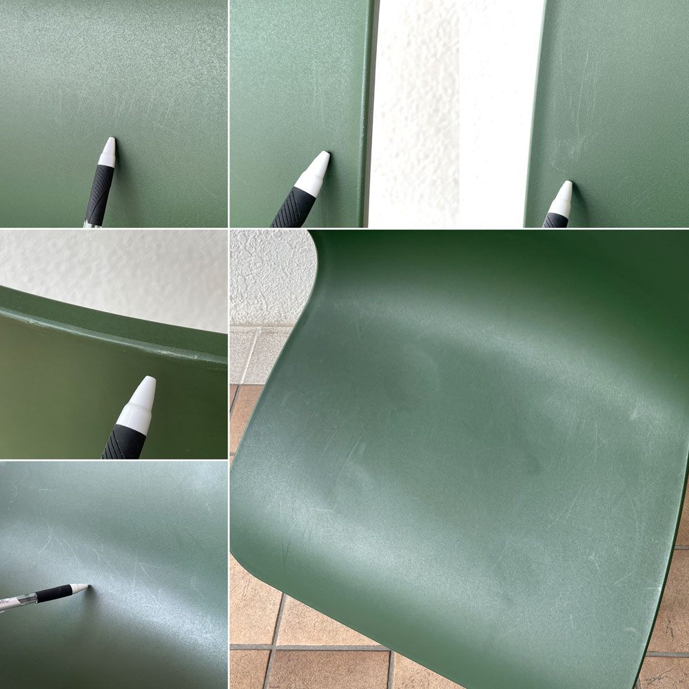 ヴィトラ vitra ハルチューブ HAL Tube サイドチェア ダイニングチェア スタッカブル グリーン ジャスパー・モリソン A ◇
