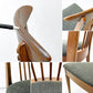 ブロイヒル Broyhill スカルプトラ Sculptra ダイニングチェア ウォールナット USビンテージ vintage ミッドセンチュリー A ●