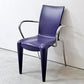 ヴィトラ Vitra ルイ20 Louis 20 スタッキングチェア ダイニングチェア アーム付 パープル フィリップスタルク Philippe Starck モダン ミニマル ミッドセンチュリー ●