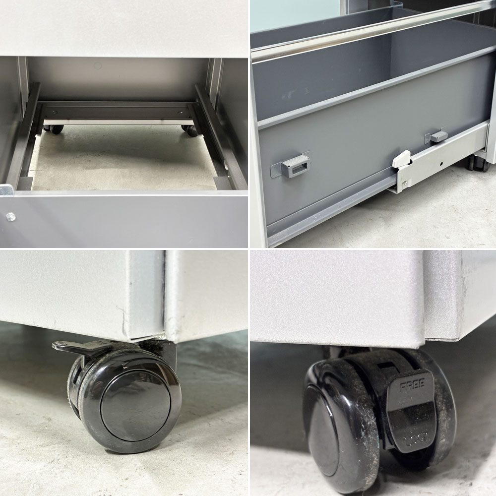 カッシーナ Cassina ixc. AFドロワー AF DRAWER デスクキャビネット ワゴン 鍵付属 キャスターロック機能付き イタリア A ◎