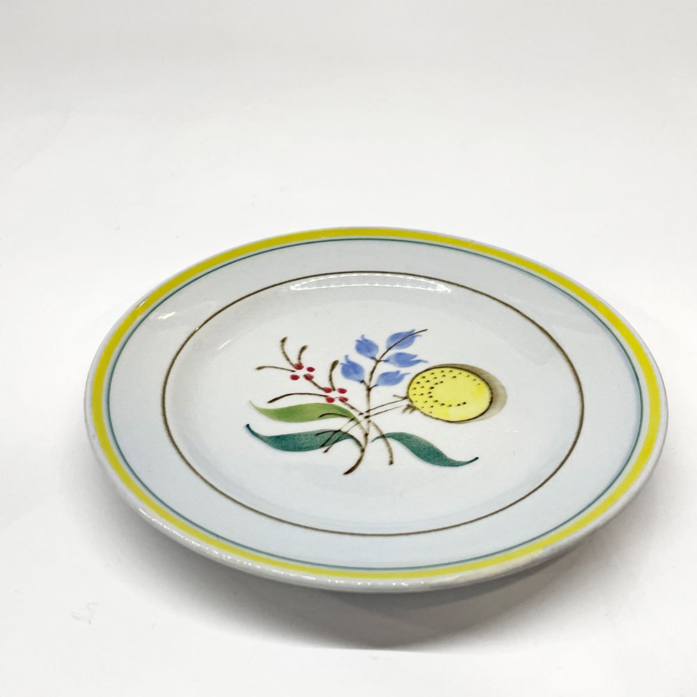 アラビア ARABIA ウィンドフラワー Wind Flower プレート Φ15㎝ 北欧ビンテージ オルガ・オソ 1960年代 北欧食器 B ★