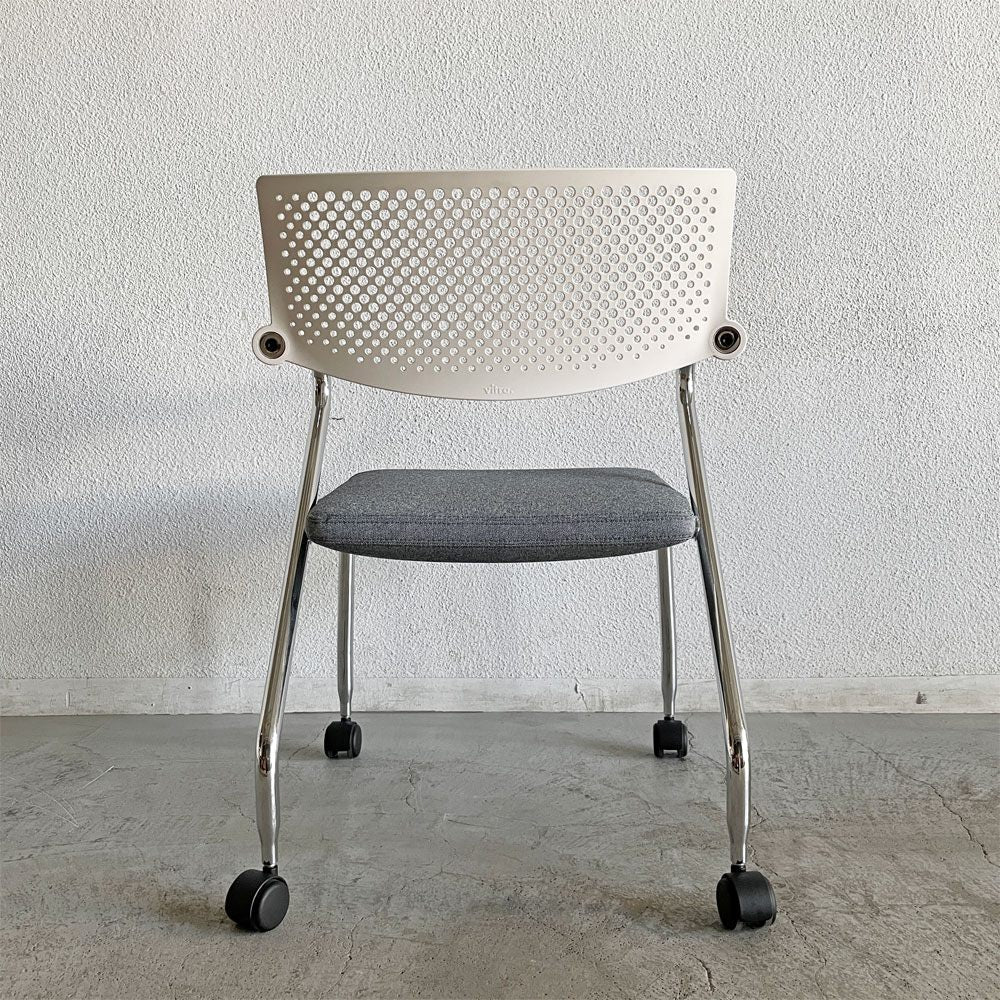ヴィトラ vitra ビザロール Visaroll デスクチェア ミーティングチェア キャスターベース スタッキング アントニオ・チッテリオ A 〓