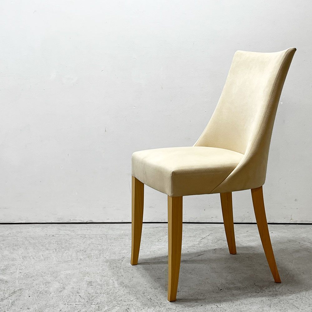 イデー IDEE アミチェア AMI CHAIR ダイニングチェア 1pソファ ラムース生地 アイボリー 参考定価￥84,900- ●