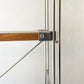 無印良品 MUJI ステンレスユニットシェルフ ウォールナット材 中 W58 × H120cm 1列4段 本棚 飾り棚 収納棚 定価29,900円 ★