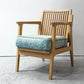 ダブルティー WTW アペルト チェア APERTO CHAIR NT アームチェア ラウンジチェア 1Pソファ アッシュ材 デニム地 西海岸 ウエストコースト ●