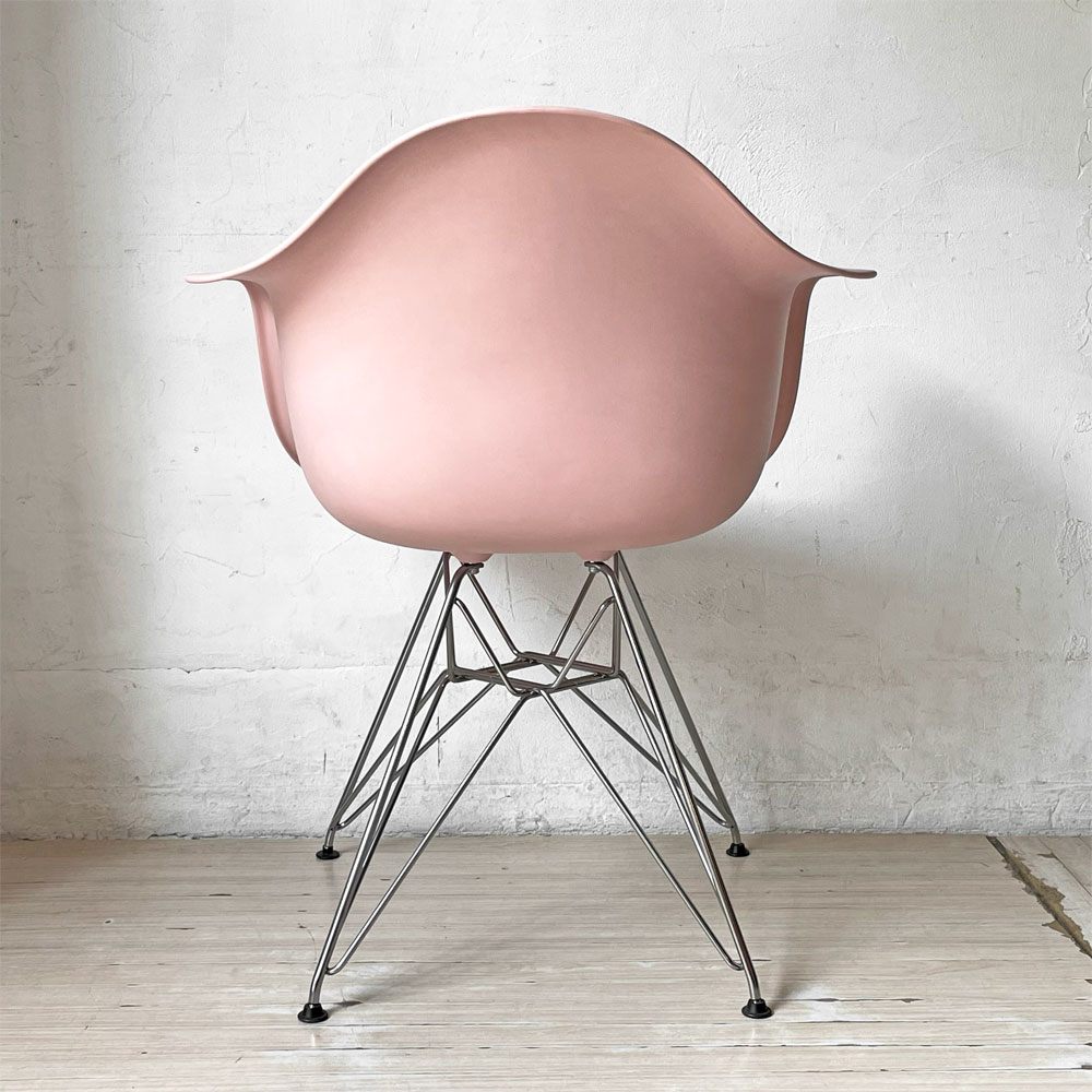 ハーマンミラー Herman Miller アームシェルチェア ポリプロピレン エッフェルベース DAR ピンク イームズ ミッドセンチュリー ★