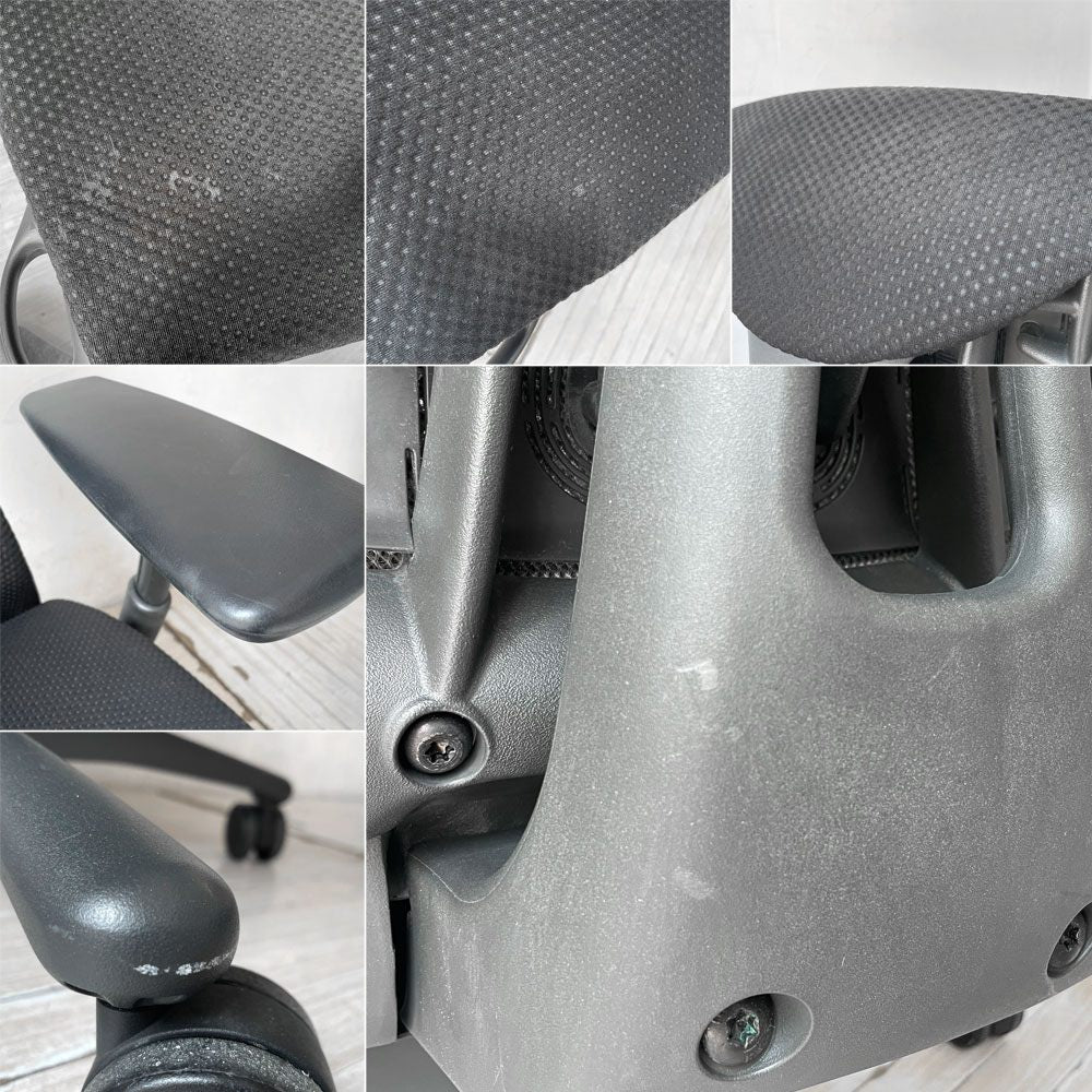 ハーマンミラー Herman Miller エンボディチェア デスクチェア オフィスチェア ジェフ・ウェバー ビル・スタンフ バランス ファブリック ブラック 廃番 参考価格￥284.900- ★
