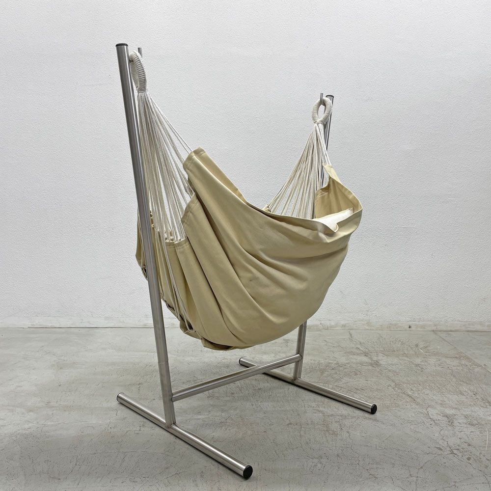コンフォルタ KOMFORTA ファブリック Fabric ハンモックチェア ラウンジチェア ベージュ 自立式ハンモック スペイン 〓