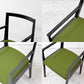 カッシーナイクスシー Cassina ixc. イーストバイイーストウエスト East by Eastwest ジャスミン JASMIN アームチェア ダイニングチェア ブラック グリーン ファブリック 座面張替 A ●