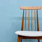 スタンダードトレード STANDARD TRADE コムバックチェア Comb Back Chair CHR-05A ダイニングチェア ファブリック 定価￥88,000- ◎