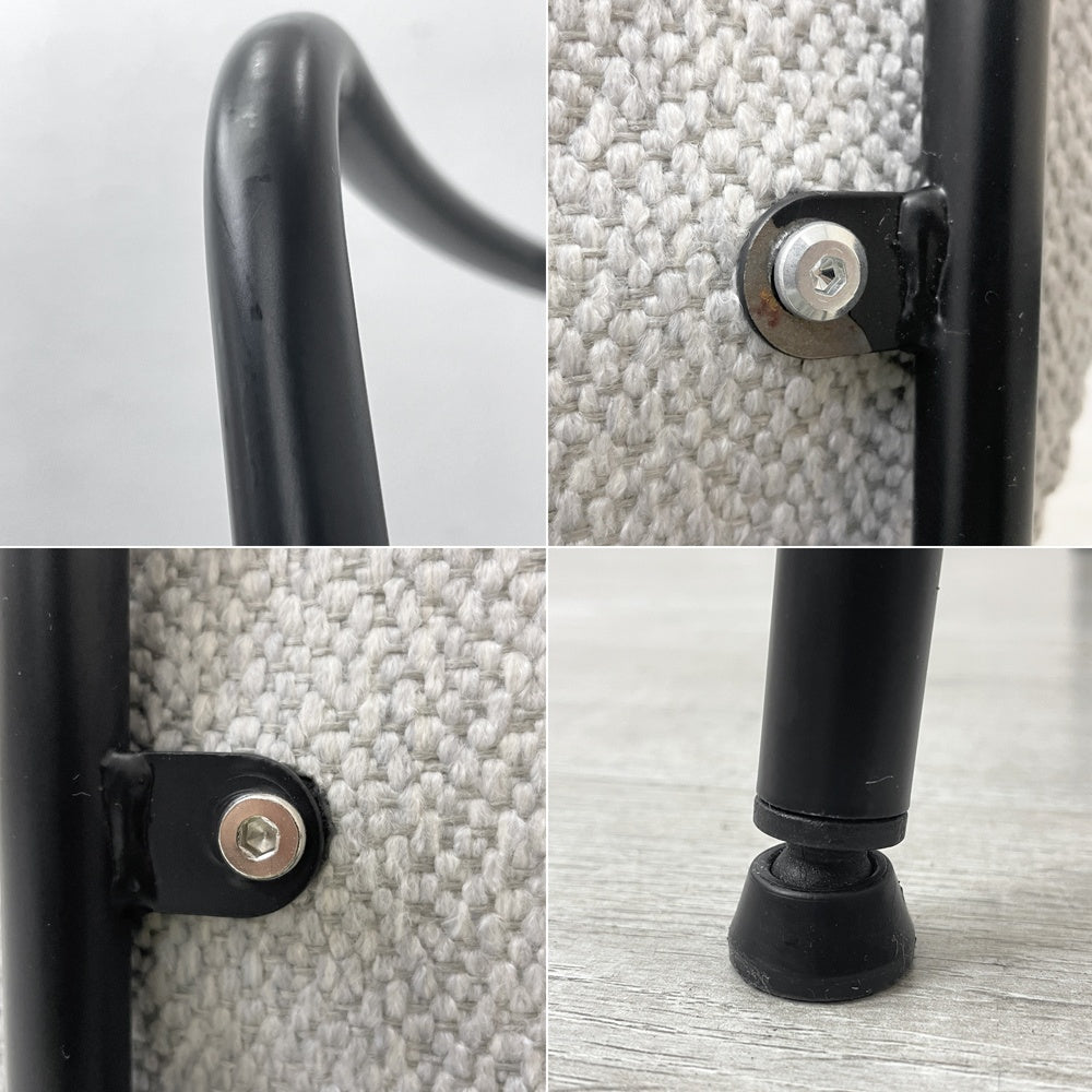 ワークプラス Work Plus ホアカチェア HOAKA CHAIR アームチェア スタッキング スチールフレーム ファブリック グレー アスプルンド取扱 C ●