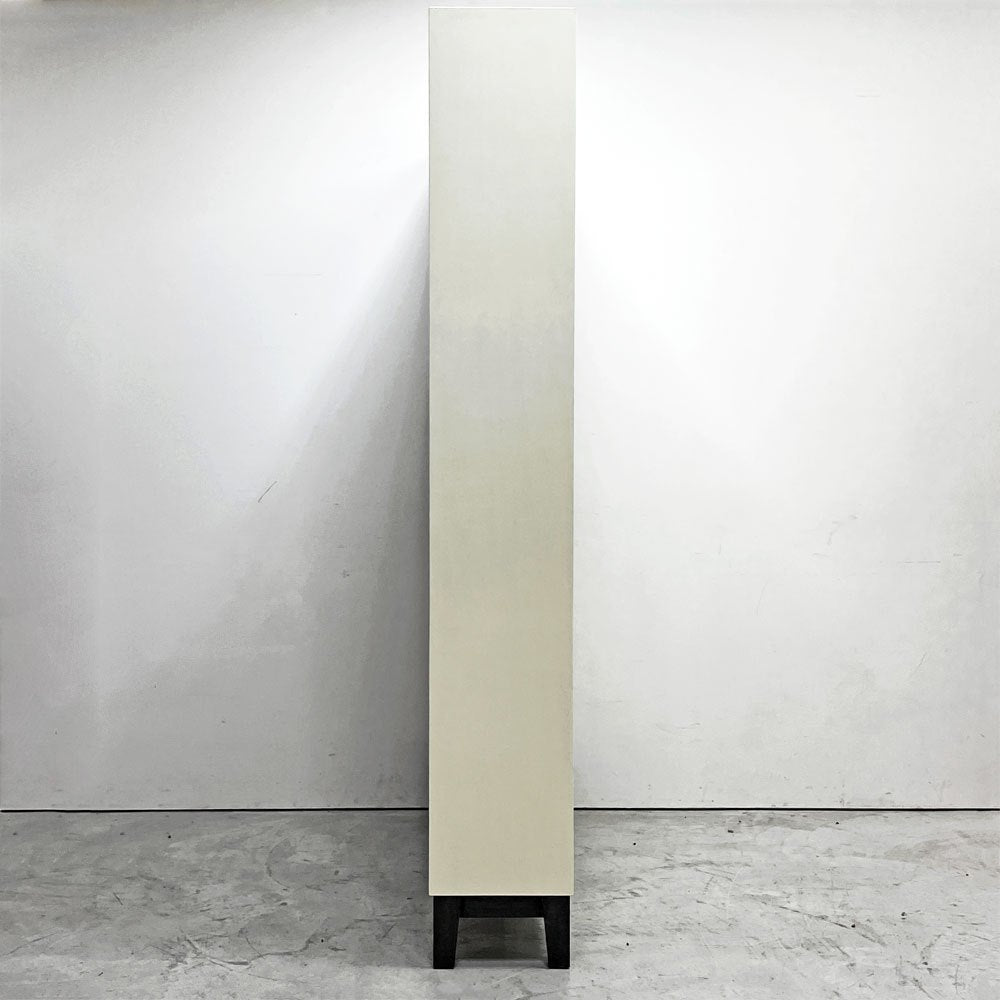 トラックファニチャー TRUCK FURNITURE ラボラトリーシェルフ LABORATORY SHELF ラワン x スチール 食器棚 飾り棚 うづくり加工 ホワイト 定価￥267,000- ●