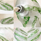 マウントハリ Mt.hari シンデレラシューズランプ CINDERELLA SHOES LAMP スタンドタイプ ガラステーブルライト stripe green 定価￥132,000- ◎