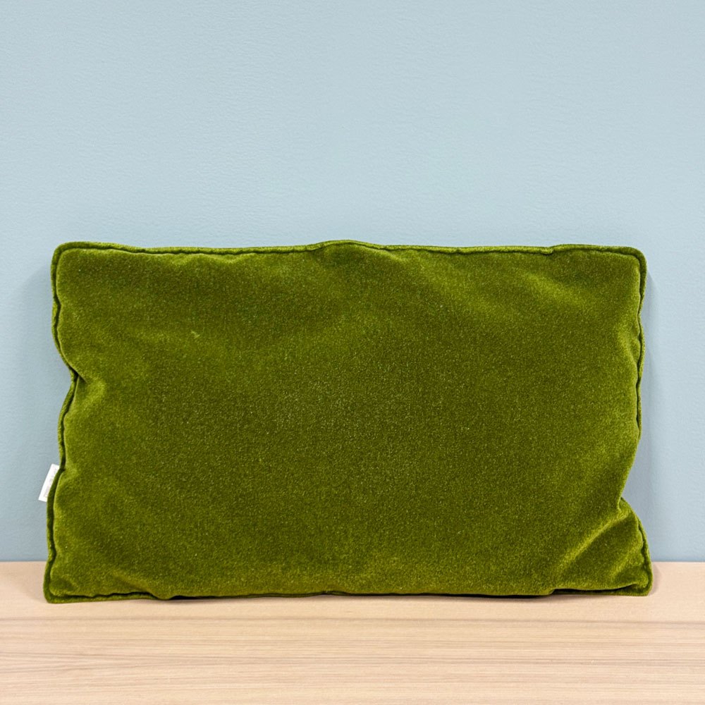 カリモク60 karimoku60 フェザー ハーフクッション モケットグリーン 2個セット ◎