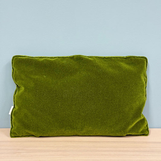 カリモク60 karimoku60 フェザー ハーフクッション モケットグリーン 2個セット ◎