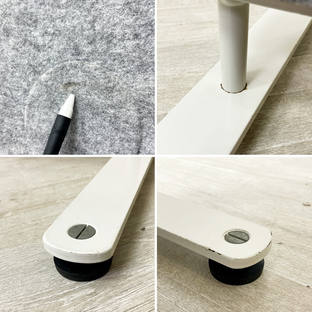 アブストラクタ Abstracta ドレミ DoReMi フロアスクリーン パーテーション オークフレーム × ドットフェルト 吸音材 Nina Jobs スウェーデン ●