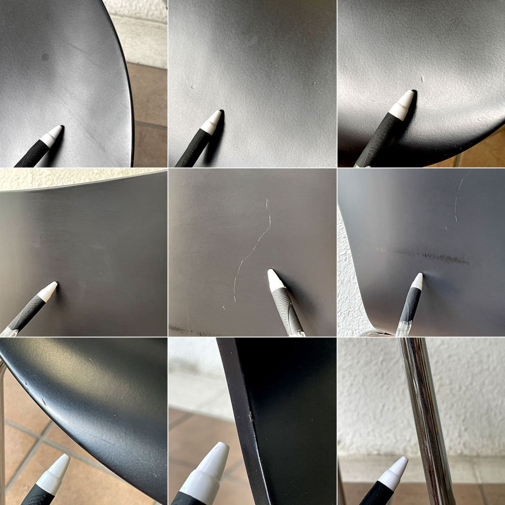 フリッツハンセン Fritz Hansen 3107 セブンチェア ラッカー仕上げ ブラック スタッキング アルネ・ヤコブセン デンマーク 北欧家具 ◇