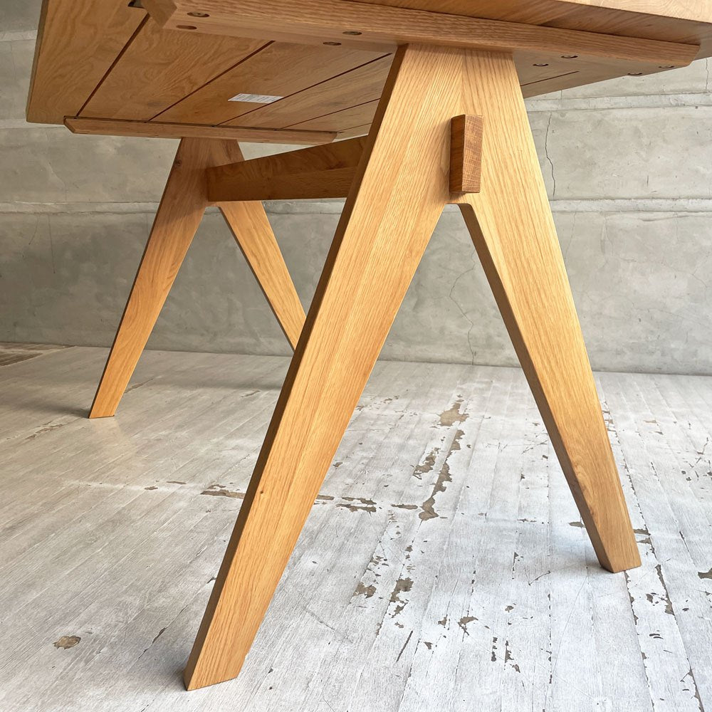 アーバンリサーチ URBAN research DOORS LIVING PRODUCTS ダイニングテーブル BOTHY 1350 オーク無垢材 定価 ￥88,000- ♪