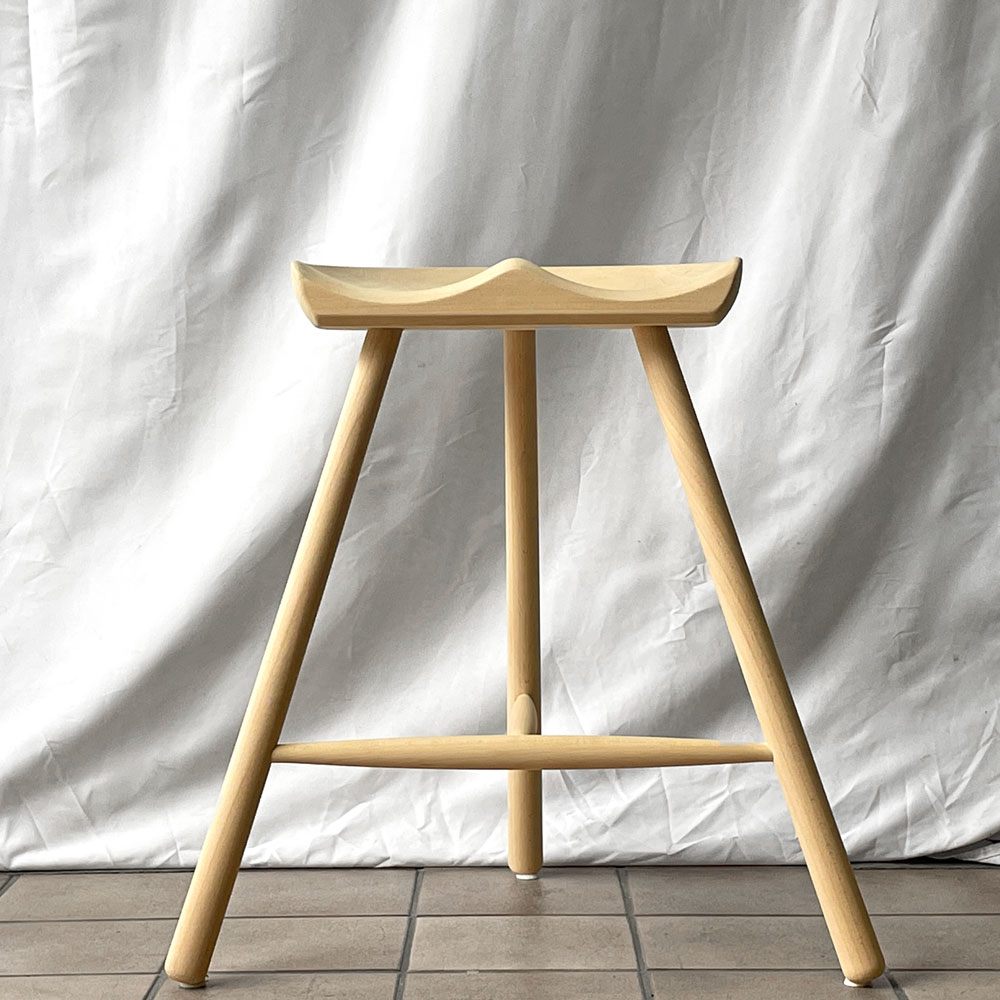 ワーナー Werner シューメーカーチェア Shoemaker Chair NO.59 スツール ビーチ材 ラーズ・ワーナー デンマーク 北欧家具◇