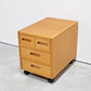 フォルミオ Formio ブナ材 チェストワゴン デスクワゴン KF-03 キャスター付き 阿久津雄一 デンマーク ●