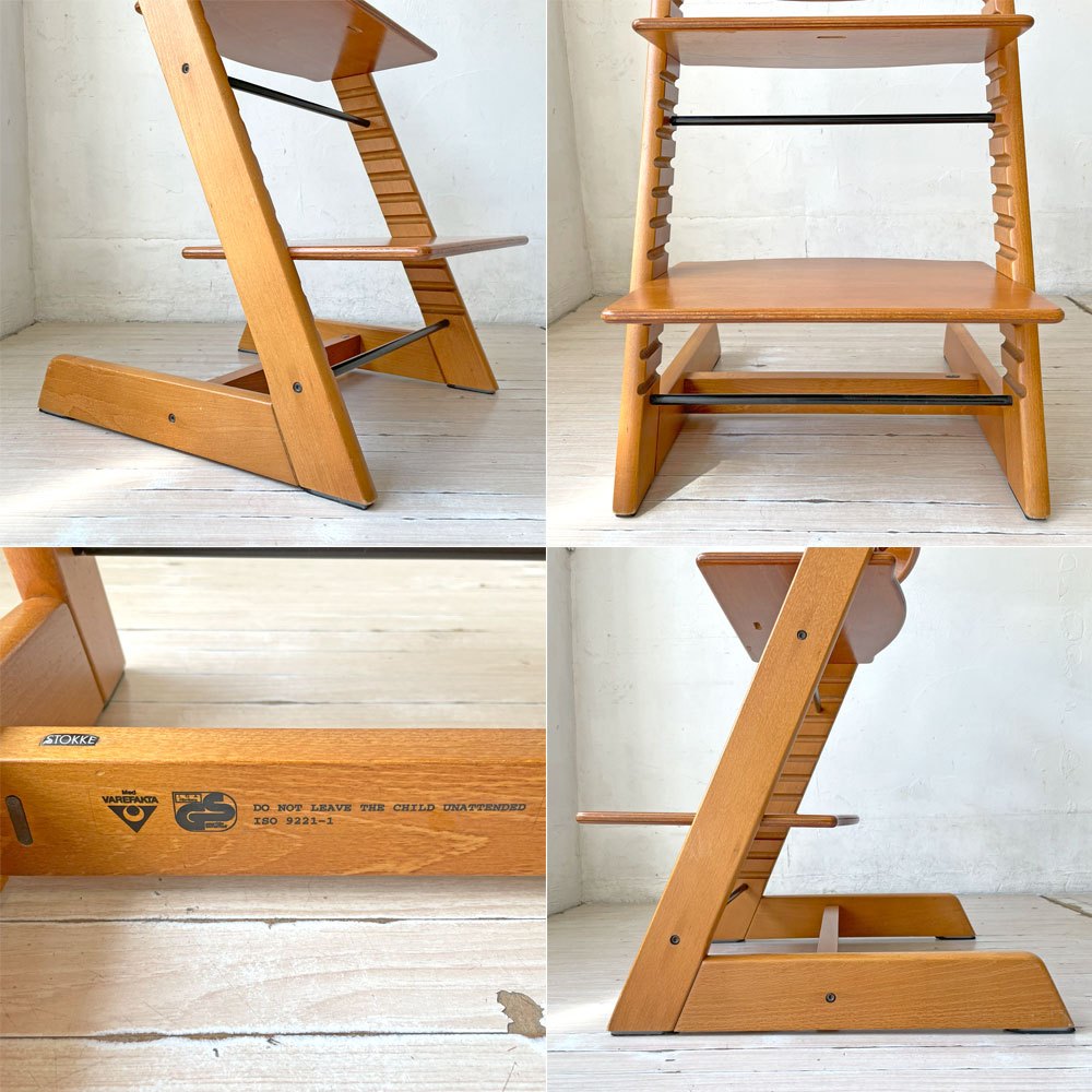 ストッケ STOKKE トリップトラップ TRIPP TRAPP ベビーチェア キッズチェア S/N無し カード付き ノルウェー 北欧家具 ★