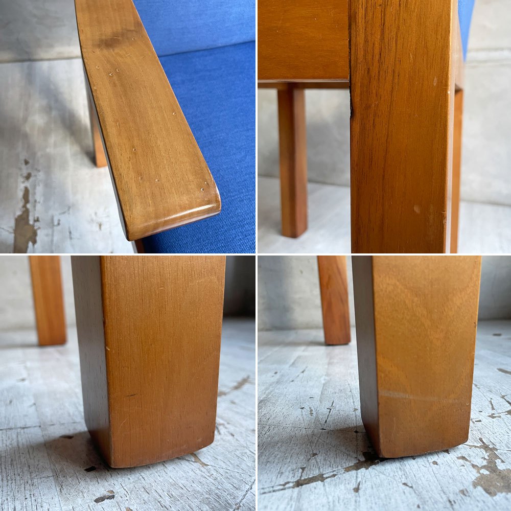 モルテーニ Molteni&C テアトロ Teatro アームチェア ダイニングチェア チェリー材 アルド ロッシ Aldo Rossi & ルカ メダ Luca meda イタリアビンテージ A