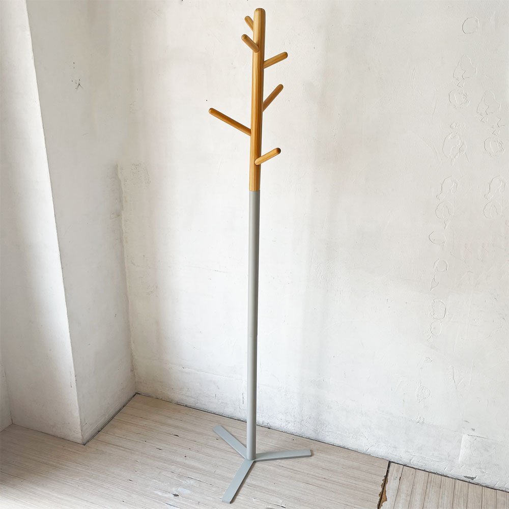 サラサ SARASA リビングコレクション ポールハンガー ハンガーラック コートハンガー 帽子掛け ナチュラル ★