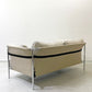 ヘイ HAY キャンソファ CAN SOFA 2シーター ソファ ロナン＆エルワン・ブルレック Ronan & Erwan Bouroullec ベージュ ファブリック クロームフレーム 北欧モダン ●