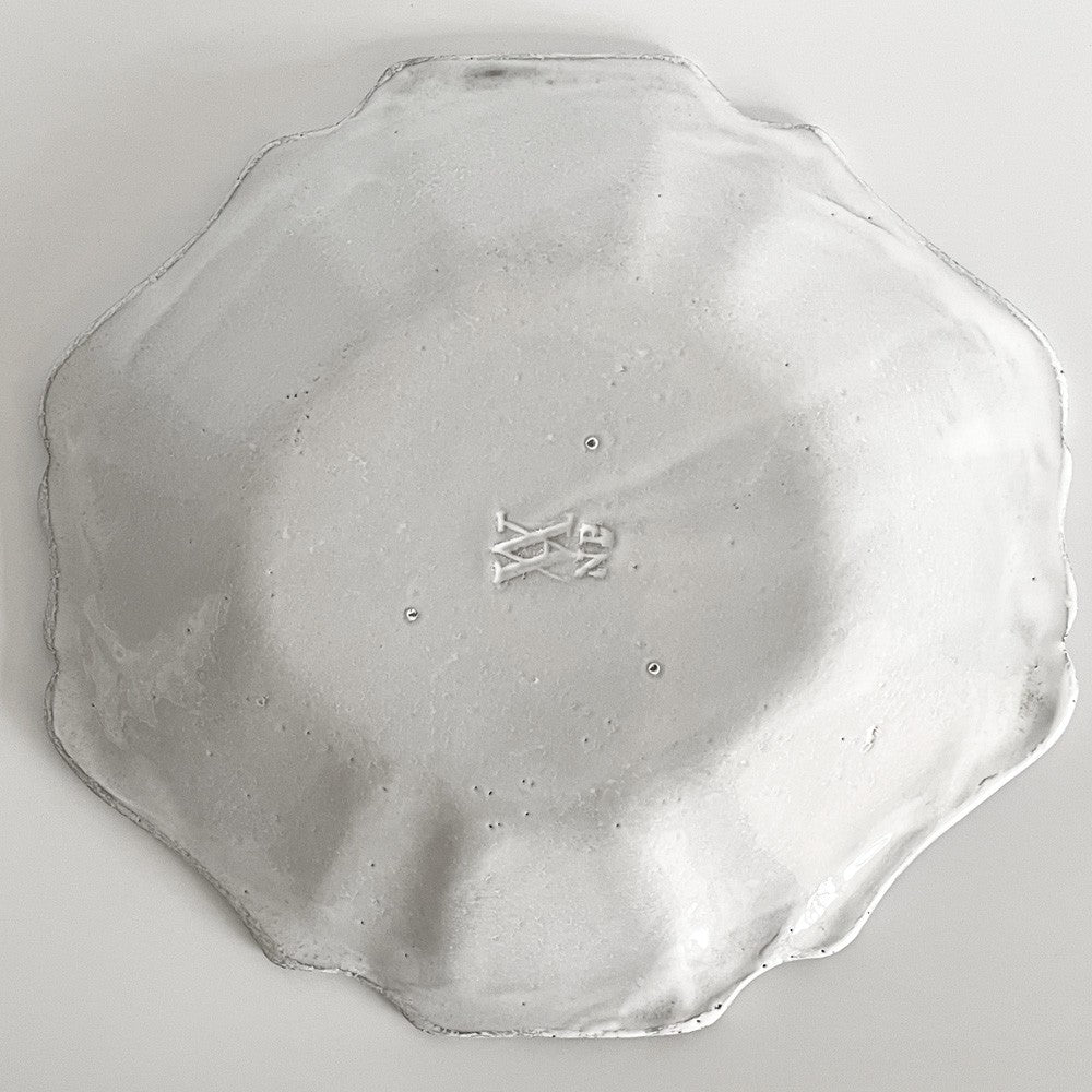 アスティエ・ド・ヴィラット Astier de Villatte レジャンス Regence ラージスーププレート 平皿 W23cm 陶器 フランス ■