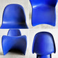 ヴィトラ vitra パントンチェア Panton Chair ブルー 屋内外使用可 ヴェルナー・パントン 旧モデル 廃番カラー ミッドセンチュリー スペースエイジ B 〓