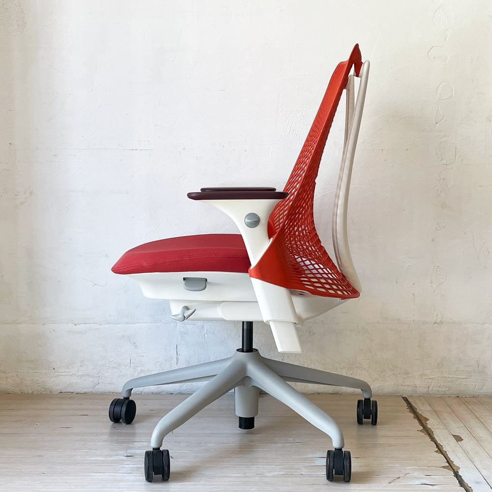 ハーマンミラー Herman Miller セイルチェア SAYL CHAIR デスクチェア オフィスチェア イヴ・ベアール レッド ★