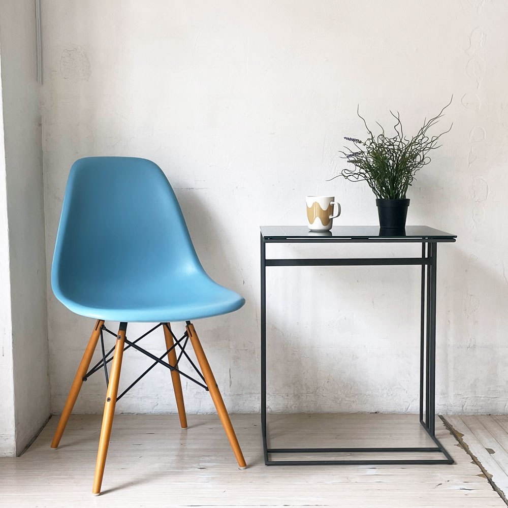 ヴィトラ Vitra サイドシェルチェア ペールブルー ドゥエルレッグ ポリプロピレン C&R イームズ ミッドセンチュリーモダン ★