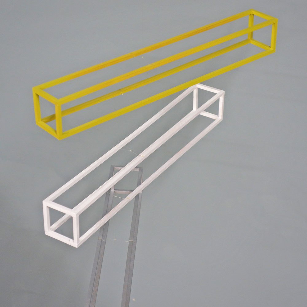 イデー IDEE フレームス FRAMES モビール イエロー 藤城成貴 モダンデザイン 廃番品 ◎