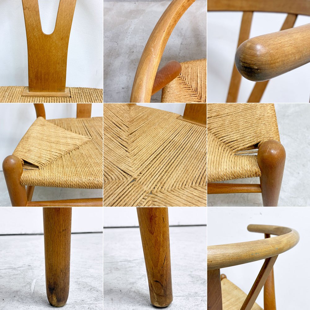 カールハンセン＆サン Carl Hansen & Son CH24 Yチェア オイルフィニッシュ  ビーチ材 ハンス・J・ウェグナー デンマーク 北欧家具 日本仕様サイズ ビンテージ ●