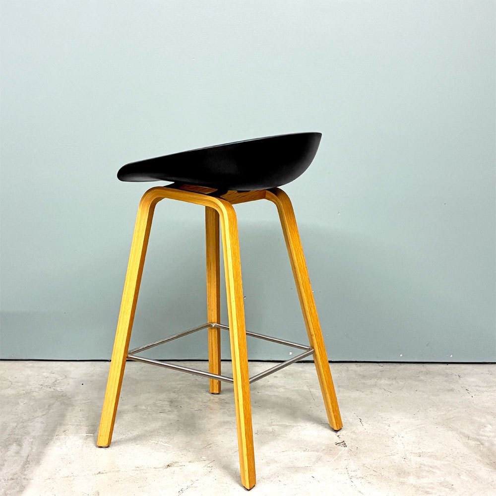 ヘイ HAY アバウトアスツール About a stool ブラック AAS32 LOW H75㎝ ハイスツール カウンターチェア 北欧モダン デンマーク ◎