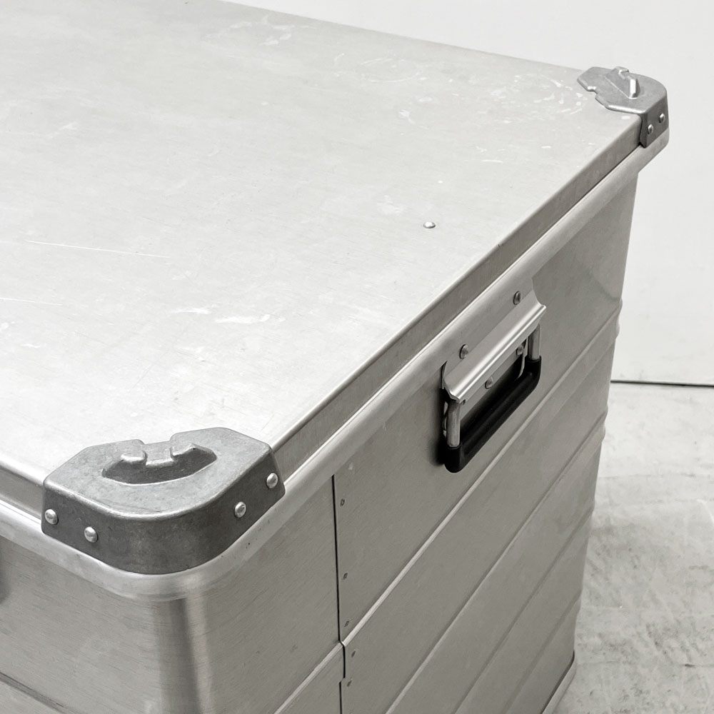 アルポス ALPOS アルミコンテナ ALUMINUM CONTAINER キャスター付き 239L PSF取り扱い 定価￥83,600- ●