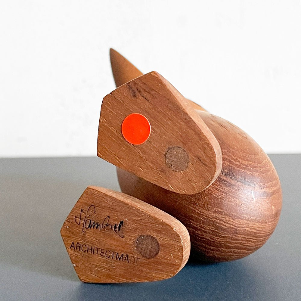 アーキテクトメイド ARCHITECTMADE ダックリング Duckling 子ガモ オブジェ チーク無垢材 ハンス・ボーリング 北欧 デンマーク ■
