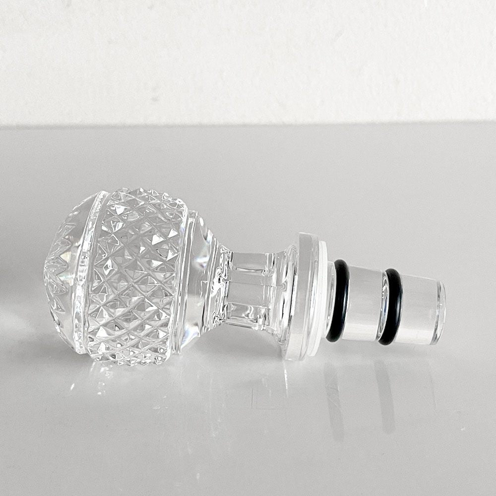 サンルイ SAINT-LOUIS ボトルキャップ ワインストッパー クリスタルガラス 箱付き 未使用品 フランス ■