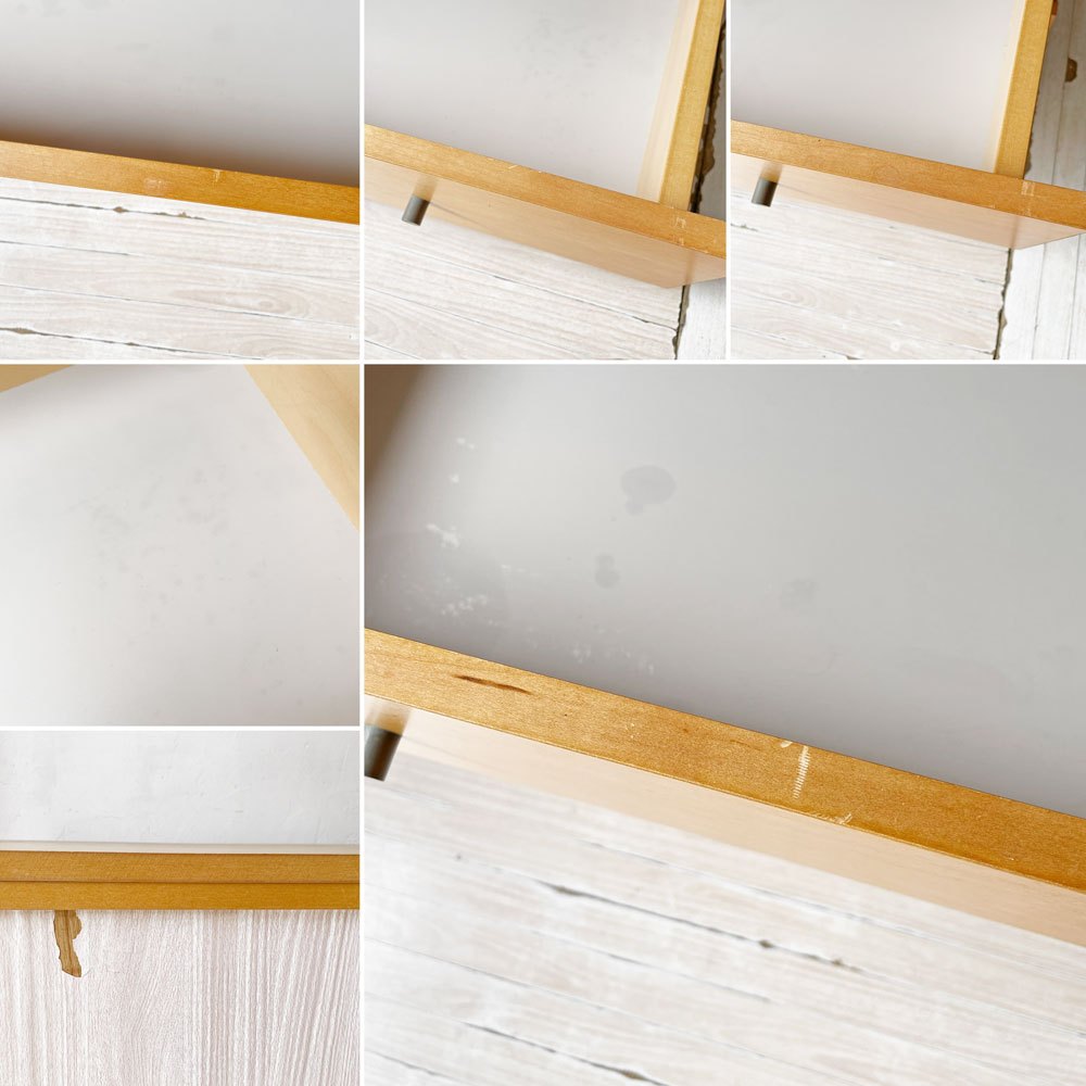 無印良品 MUJI ミドルチェスト Middle chest メープル材 アジャスター付 4段 ナチュラルスタイル 廃盤 ★