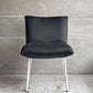 リーンロゼ ligneroset ロゼカラン ROSET Calin steel leg ダイニングチェア  ブラック×ホワイト キルティング スチールレッグ パスカル ムールグ フランス C ♪