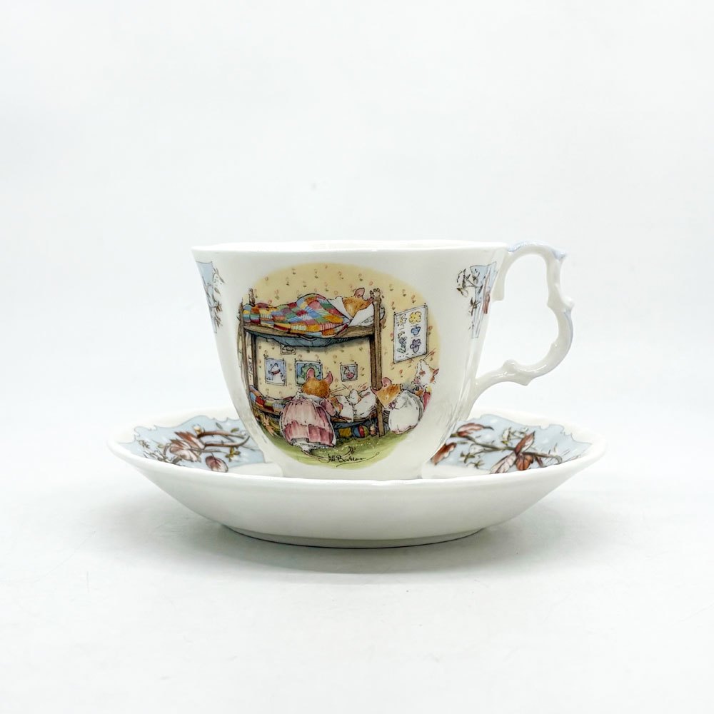 ロイヤルドルトン Royal Doulton ブランブリーヘッジ ティーカップ＆ソーサー 1999年限定品 イギリス 箱付き B ●