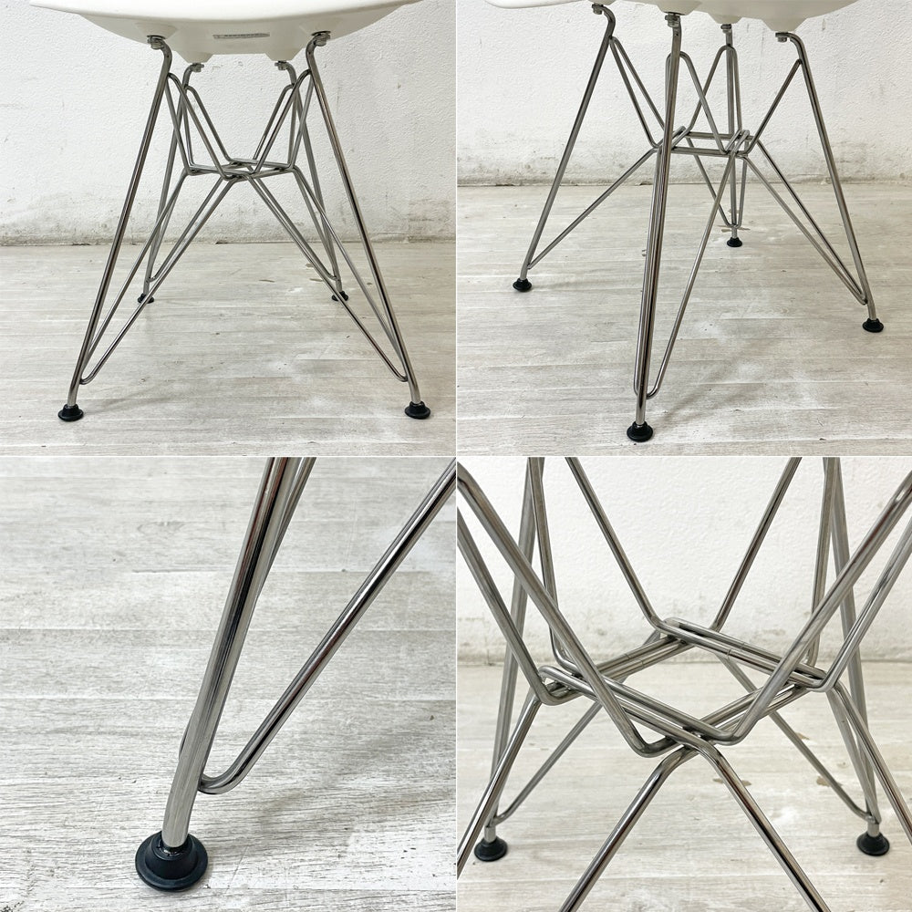 ハーマンミラー Herman Miller サイドシェルチェア ポリプロピレン製 エッフェルベース ホワイト C&R イームズ ミッドセンチュリー B ●
