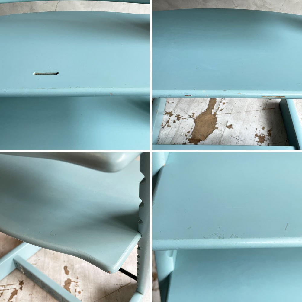 ストッケ STOKKE トリップトラップ TRIPP TRAPP ベビーチェア キッズチェア S/N4～ ガード・グライダー付き ノルウェー 北欧家具 ♪