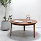 フォルナサリグ Fornasarig ウォルフガンク Wolfgang コーヒーテーブル coffee table ラウンド Φ88cm オーク材 イタリア 北欧スタイル ●