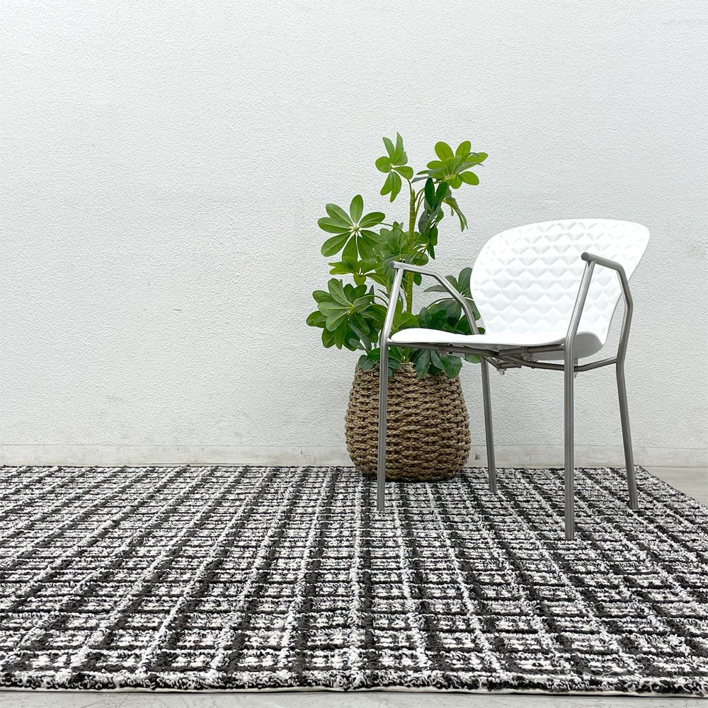 フライミーブラン FLYMEe Blanc ラグ #103857 アイボリー 200×250cm 床暖房・ホットカーペット対応 定価：128,000円 美品 〓